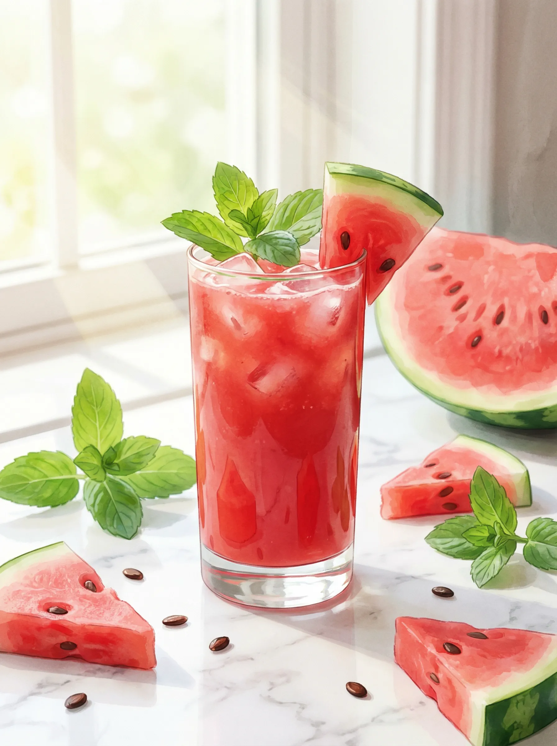 富含番茄红素的西瓜饮品 - 暗网吃瓜